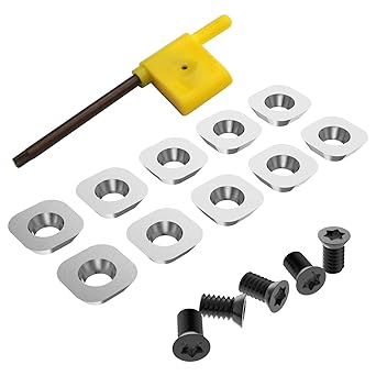 1/2 Inch Carbide Inserts Cutters Knives Replacement R4 rounded blade 1/2 x 1/2 10PCS
