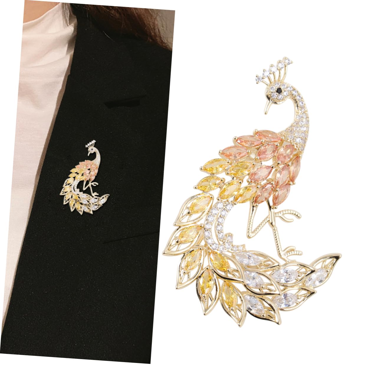 GALPADA 3stücke Retro Frauen Brosche Mit Buntem Kristallstein Eleganter Anstecknadel Für Hochzeiten Und Partys Schmuckstück Für Damen Und Besondere Anlässe