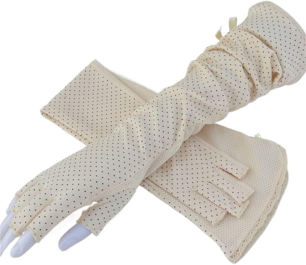 Sunscreen Gloves Women's Cotton Long Electric Car Sunscreen Gloves