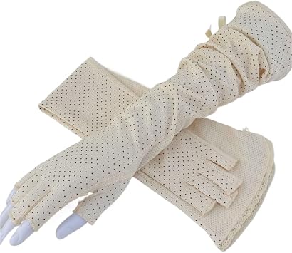 Sunscreen Gloves Womens Cotton Long Electric Car