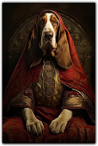 Miniatura 367 de Thuan Chow Chow Retrato de mascota con disfraz real de perro en un disfraz retrato de perro con vestimenta Retrato medieval de mascota retrato