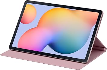 SAMSUNG Galaxy Tab S6 Lite Book Cover, Tablet Protector Case with Lightweight, Magnetic Design, Screen Stand with 2 Viewing Angles, US Version, EF-BP610PPEGUJ, Chiffon Rose