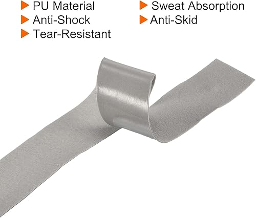 Miniatura 4 de PATIKIL Cintas de agarre para raqueta de tenis, poliuretano con agarre elástico, antideslizante, absorbe el sudor para caña de pescar de bádminton