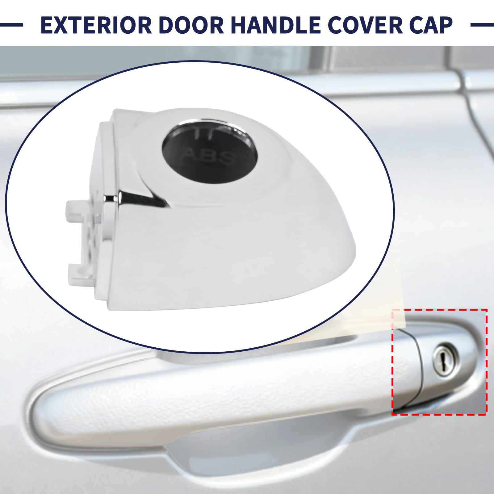 Amazon.com: Magimaker Front Left Silver Exterior Door Handle Cap
