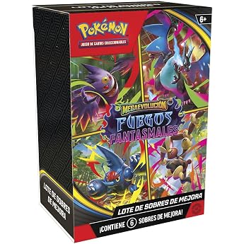 Pok&eacute;mon: JCC Pok&eacute;mon Megaevolution Enhancement Packs-Ghost Fires (6 Upgrade Envelopes)