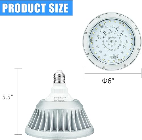 Miniatura 5 de Britelumen Bombilla LED de piscina para piscina enterrada, cambio de color, IP65 impermeable, 120 V 40 W, reemplazo para Pentair y Hayward lámpara