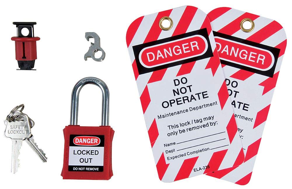 Kit de bloqueo personal | Protección personal de bloqueo/seguridad del sitio, 1 unidad – DLLOC1