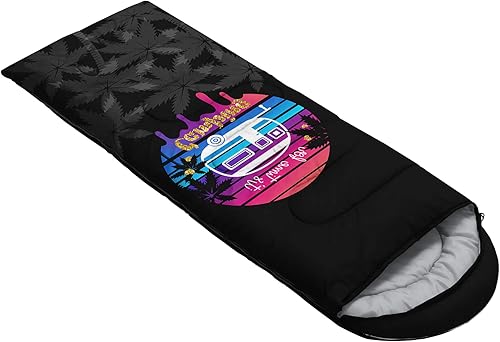 Miniatura 10 de HOSIMA Saco de dormir de camping de flamenco rosa a la moda para adultos para clima frío saco de dormir ultraligero para uso en interiores y