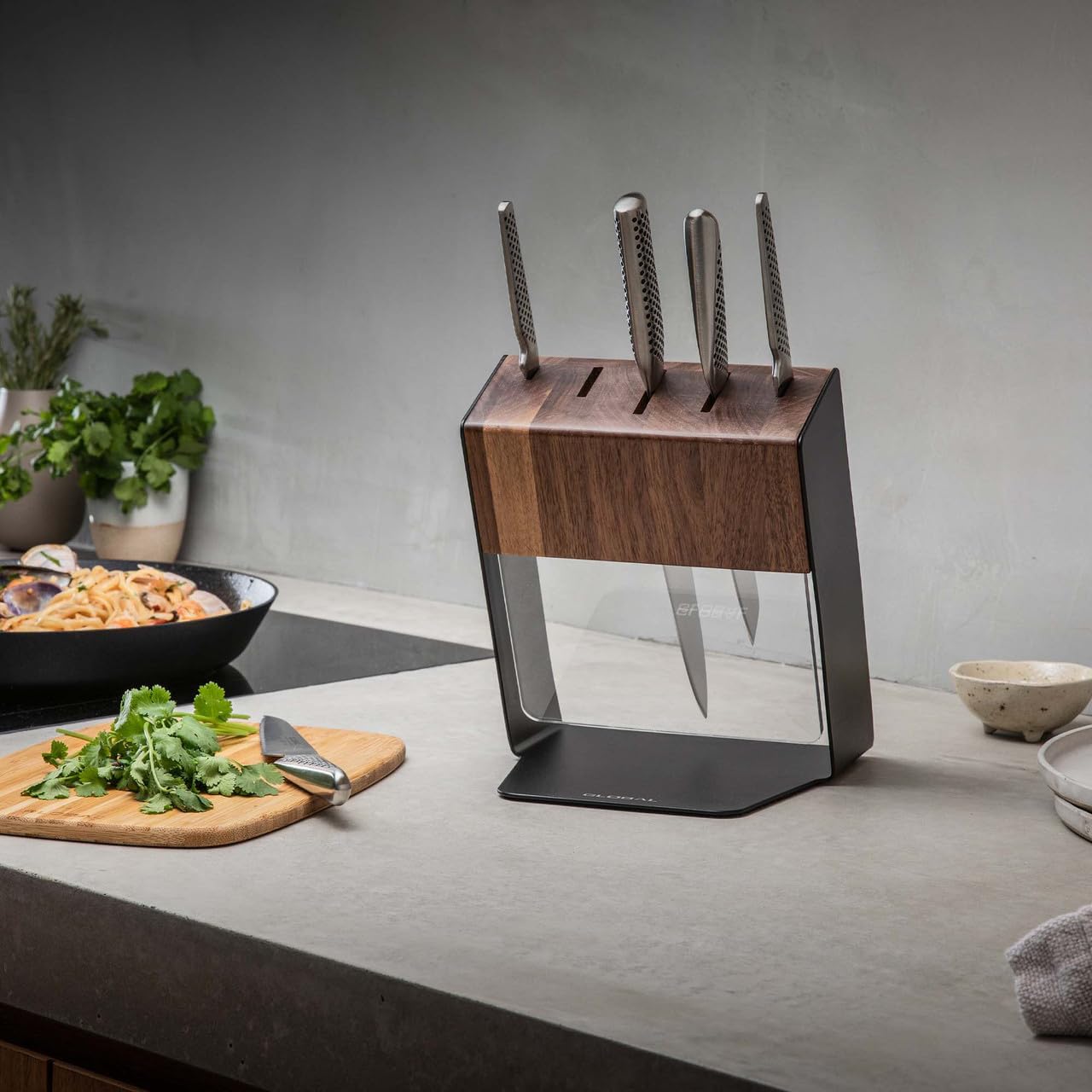 Amazon.com: Global 7 Piece Takashi Knife Block Set: Home & Kitchen