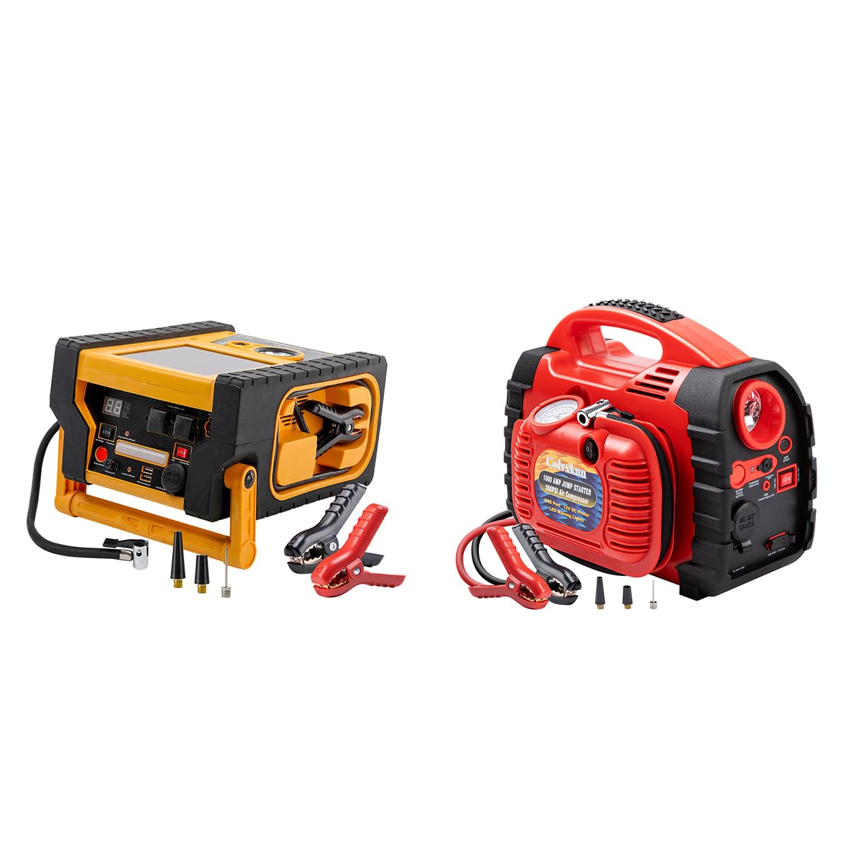2000A Car Battery Jump Starter with Air Compressor Solar Portable Power Station 1000A Car Battery Jump Starter Battery