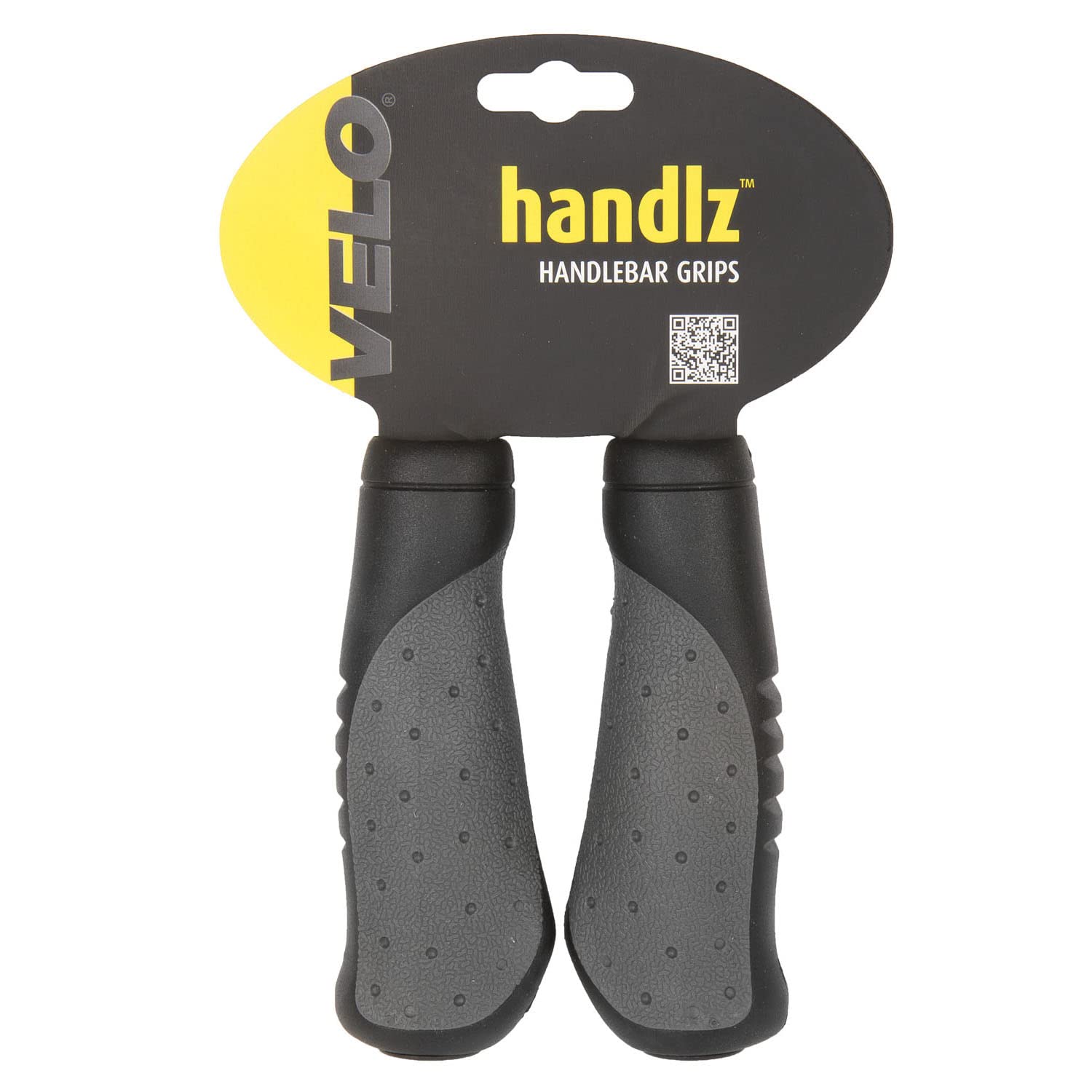 Velo Unisex Adult Ergogel D2 Grip, Ergonomic - black/grey, 135 mm