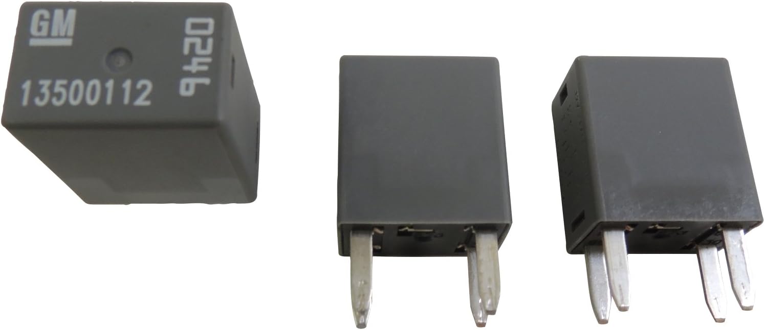 ACDelco Buick Chevrolet Radiator Fan/Cooling Fan & Vacuum Pump Relay 3-Pack 13500112