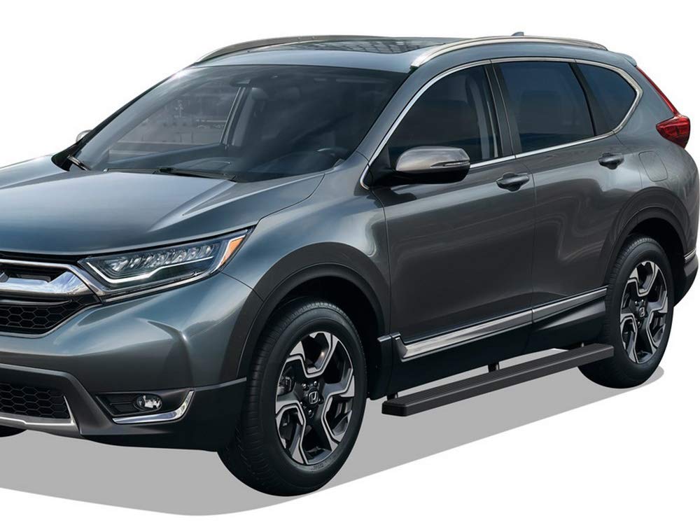 APS Running Boards (Nerf Bars Side Steps Step Bars) Compatible with Honda CR-V 2017-2022 (Black Powder Coated 4 inches)