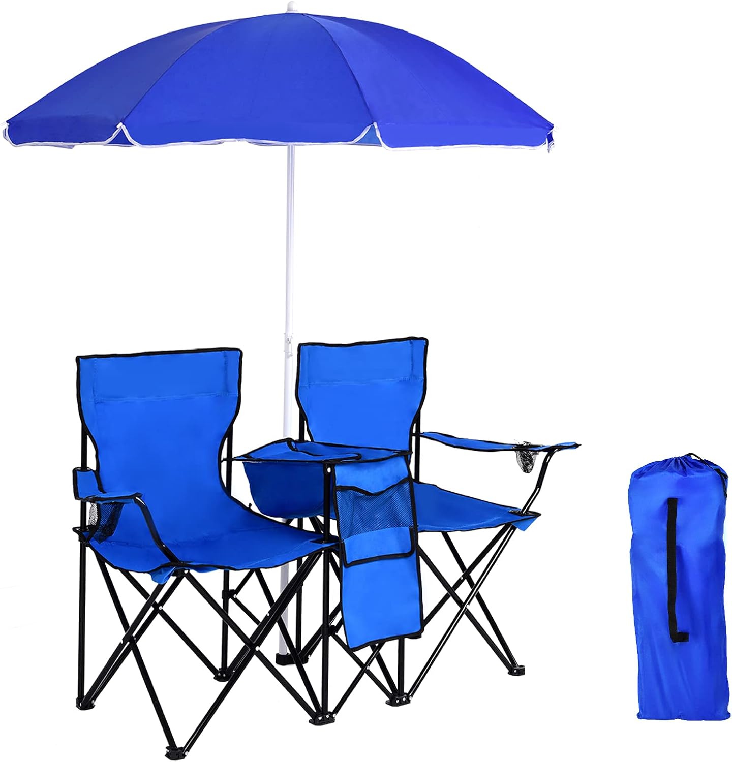 SPSUPE Double Camping Chair, 2Person Folding Beach Chair