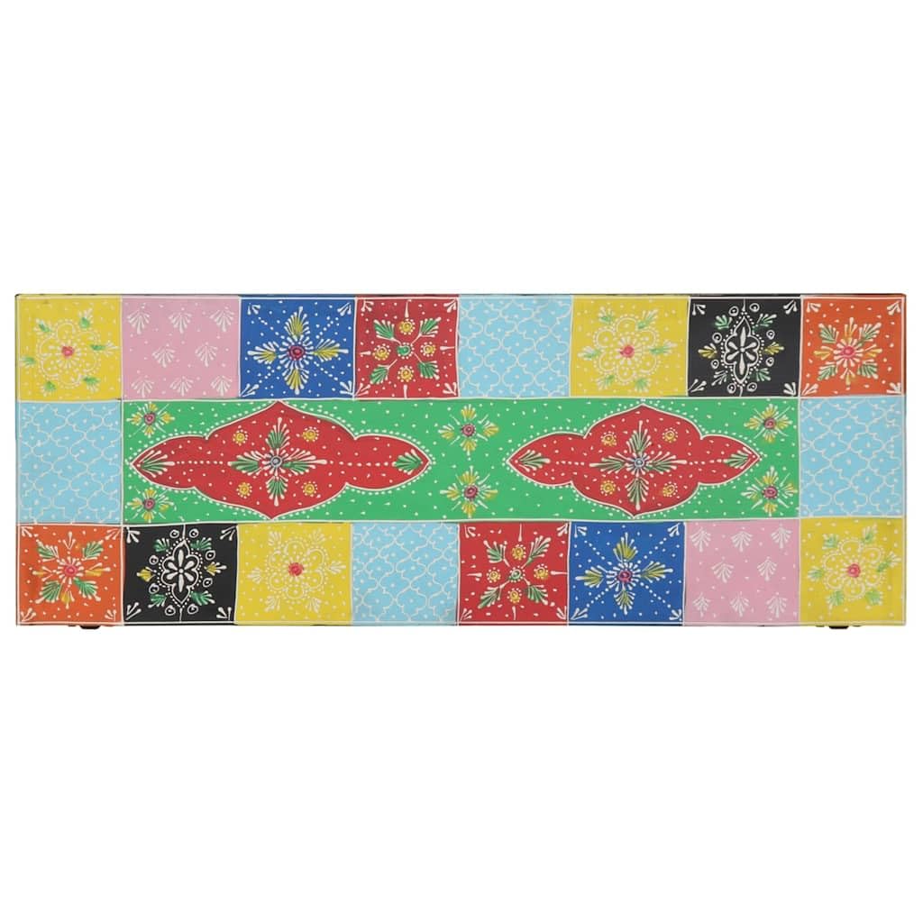 Fengshui Szafka pod telewizor wielokolorowa 80 x 30 x 22 cm materiał drewnopochodny | Duże kieszenie, przechowywanie konsoli do gier, łatwy montaż, nowoczesne wzornictwo do salonu