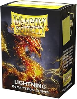 Dragon Shield Dual Matte Lightning Standard Size 100 ct Card Sleeves Individual Pack