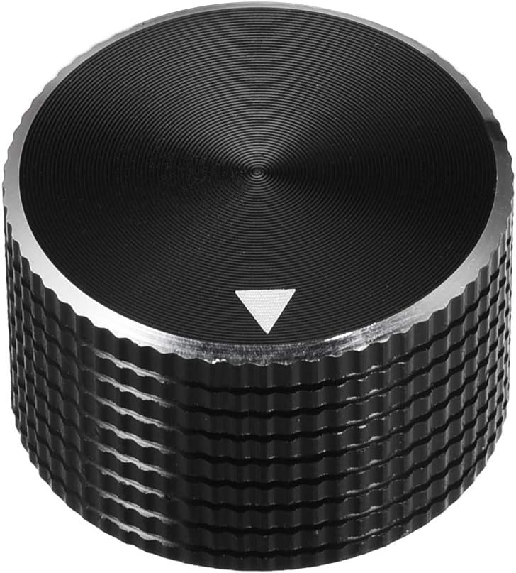 uxcell® Stereo Knob, 25 * 6 * 15.5 mm Aluminium Alloy