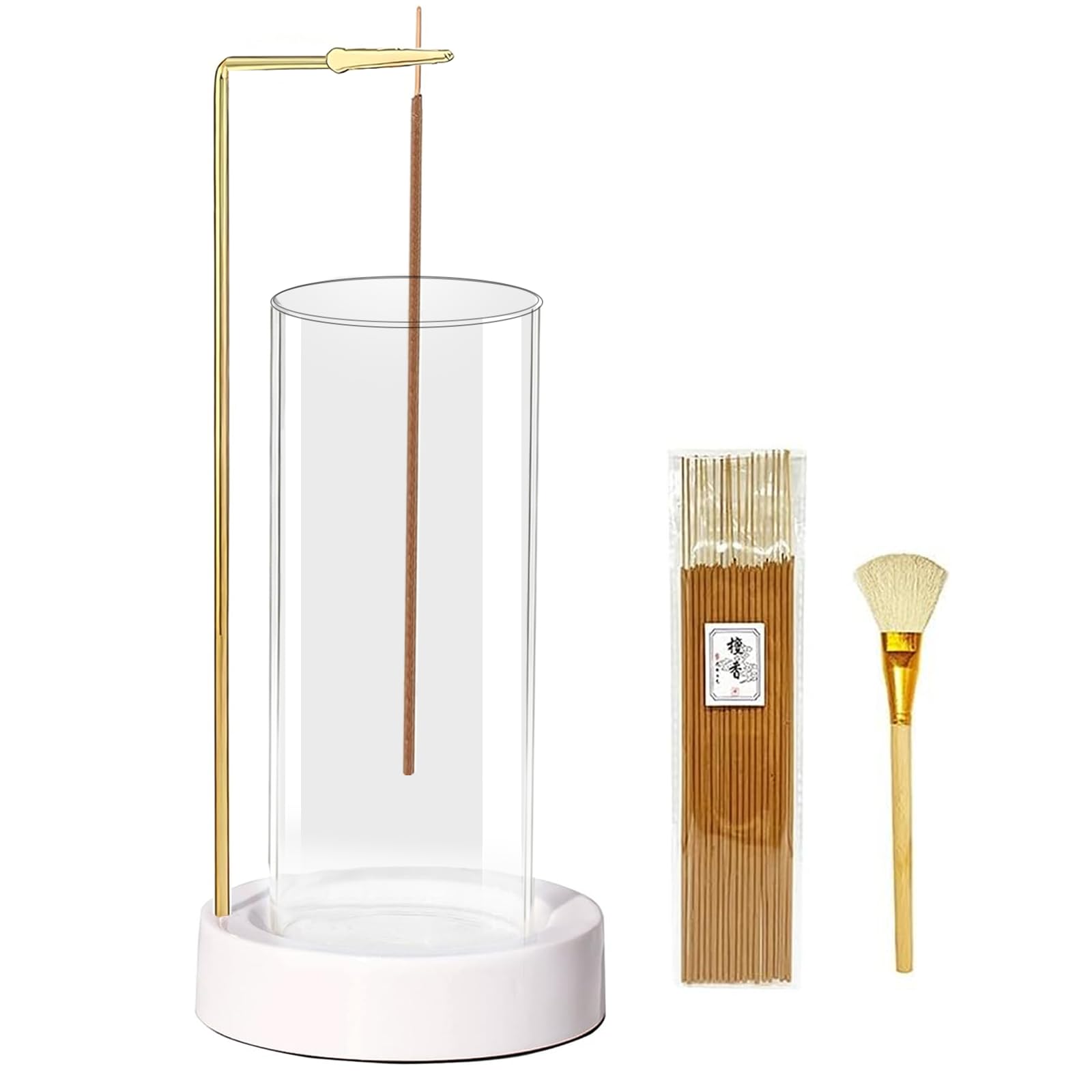 Ceremony Incense Holder,Upside-Down Ceramic Incense Burner with