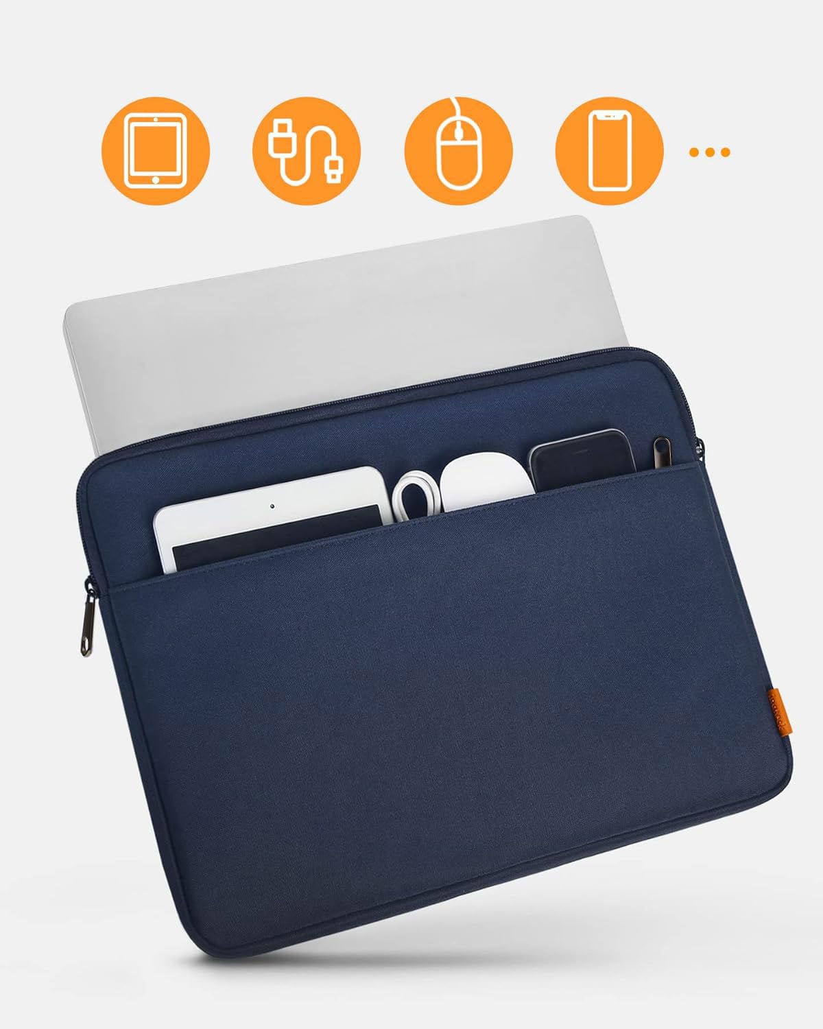 Inateck Damen Laptop-Tasche Für MacBook Air 15,3" M4/M2/M3 – Geräumige Tote Bag Mit Laptopfach, Organizer & Verstellbarem Gurt