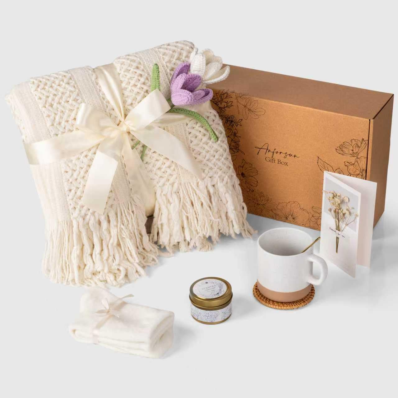 Gift Baskets for Women, Birthday Gifts for Women, Self Care Gift Baskets Care Package, Thank You, Get Well, Sympathy Inspirational Friendship Gifts for Mom, Grandma, Sister,Friends, Girls - Image 3