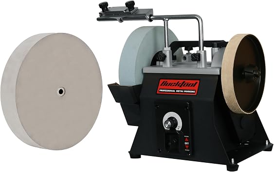 BUCKTOOL 10-Inch Variable Speed Wet Sharpening System with 1000 Grit Grinding Wheel
