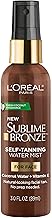 L'Oreal Paris Sublime Bronze Self Tanning Facial Mist, Water-Based Formula, Coconut Water & Vitamin E, 3 fl. Oz