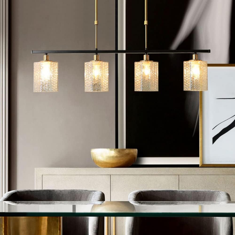 シャンデリア 照明器具, 北欧クリエイティブロングガラスシャンデリア