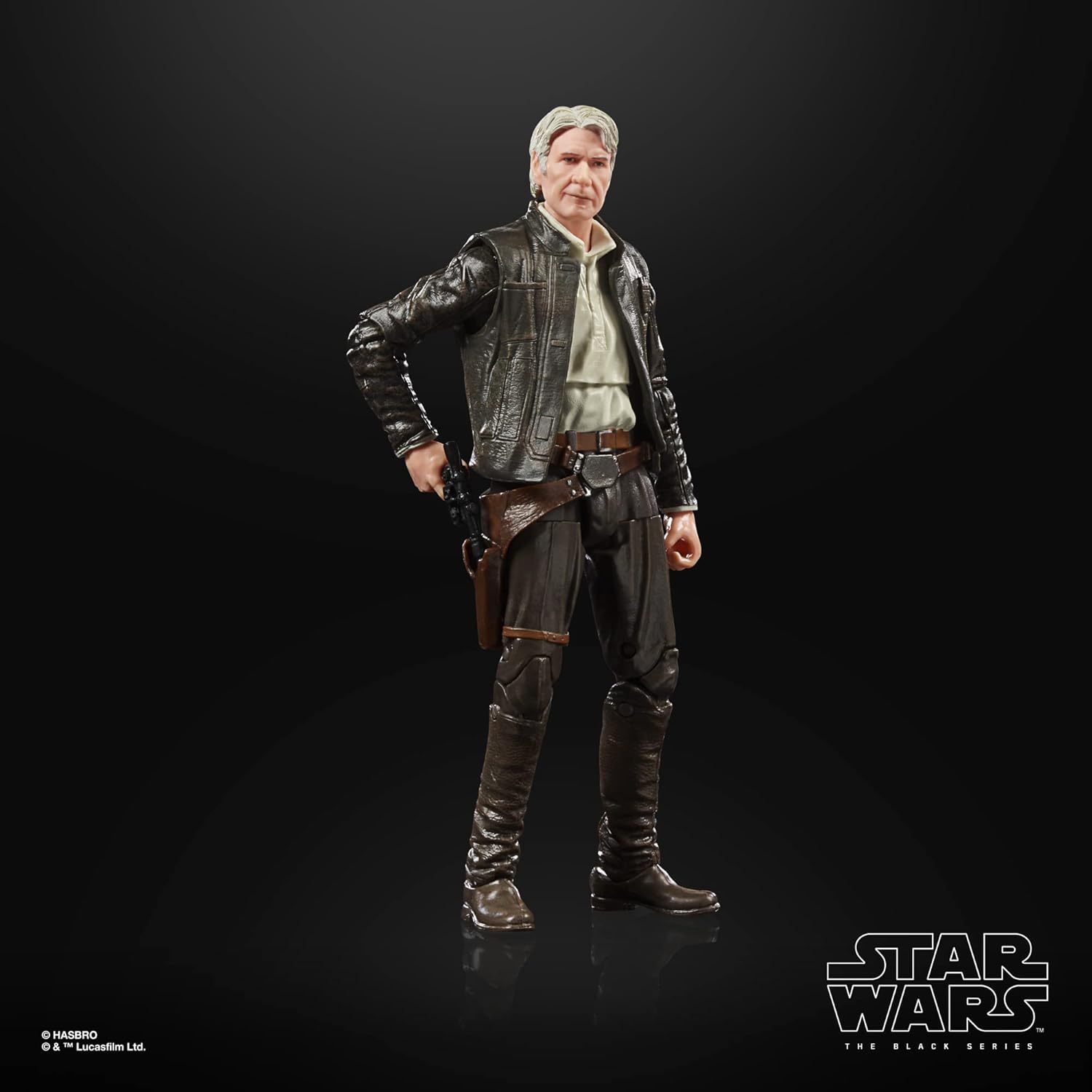 STAR WARS The Black Series Archive Han Solo Toy 6-Inch-Scale The Force Awakens Collectible Action Figure, Toys for Kids 4 and Up - Image 2