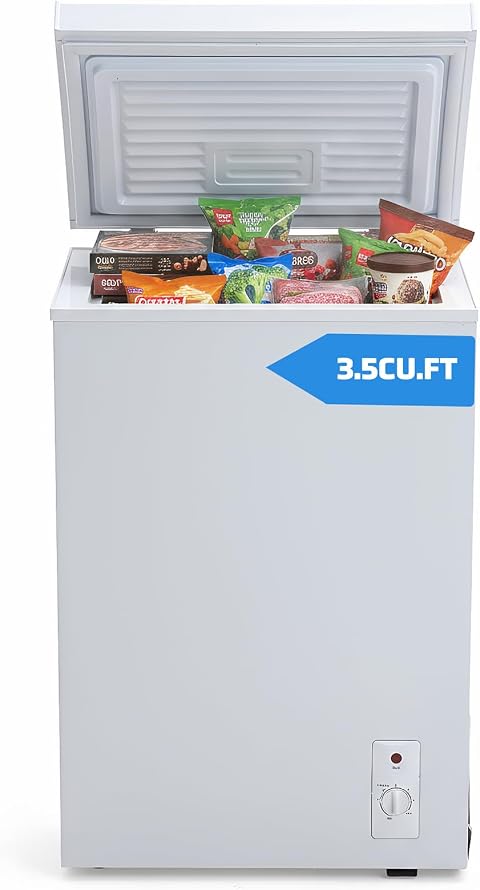 Clickoods RW3.5-W 3.5 cu ft Chest Freezer White