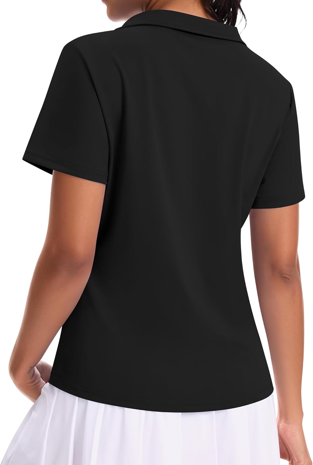 JoyGirl Womens Polo Shirts Golf Shirt Collared V-Neck Short Sleeve Tennis Shirt UPF 50+ Quick Dry Moisture Wicking Golf Tops - Image 2