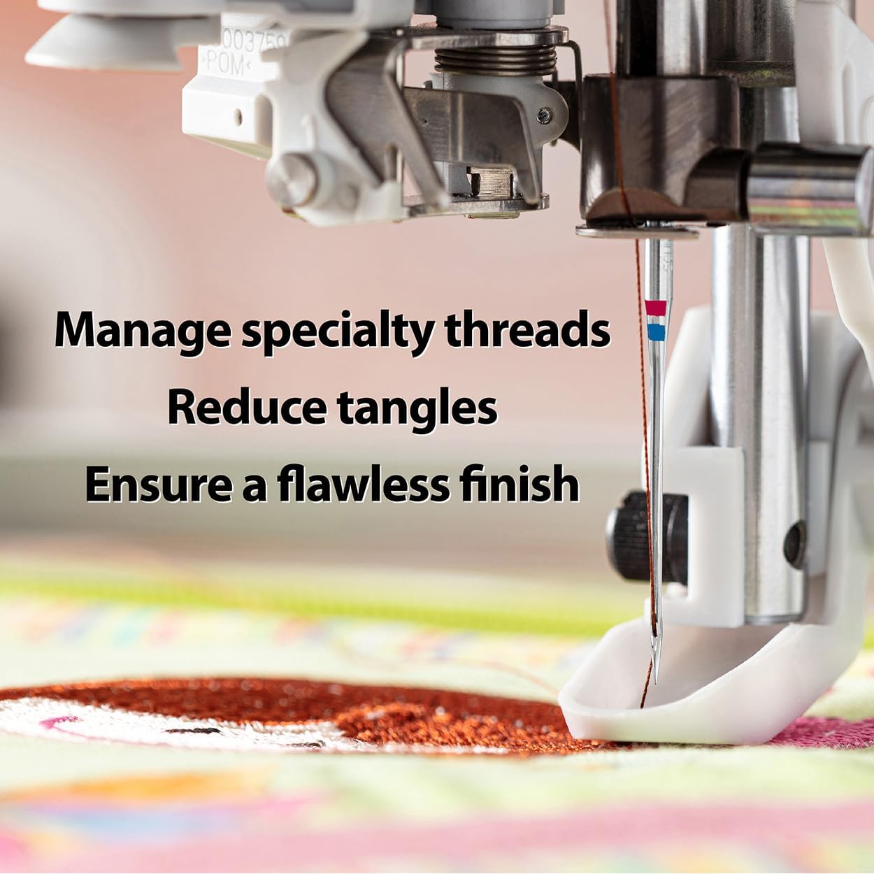 SCHMETZ Embroidery Sewing Machine Needles - Precision Needles, Size 90/14, 5-Needle Cards, Pack of 1 - Image 2