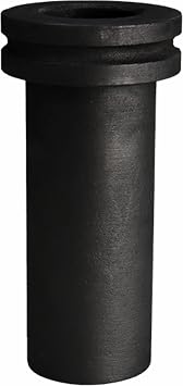 2 Kg Foundry Furnace Clay Graphite Crucible Melting Casting Refining Gold Silver Copper Brass Aluminum Scrap Casting Mould