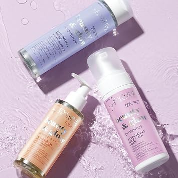 EVELINE COSMETICS Beauty & Glow Radiant Face Cleansing Foam with Neroli Water, Lime, Prebiotics & Probiotics - 150ml