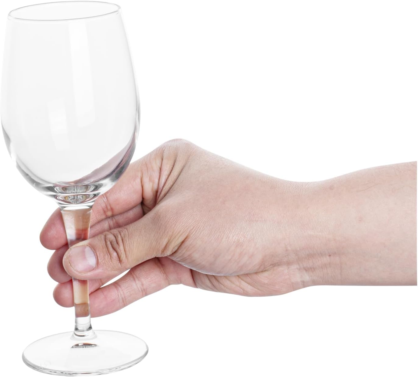 Restaurantware-Cascata 8.5 Ounce Dessert Wine Set, Set Of 6 Tempered Port Wine Glasses - Chip-Resistant, Fine-Blown Glass Dessert Glasses, Dishwasher-Safe, For Port Wines