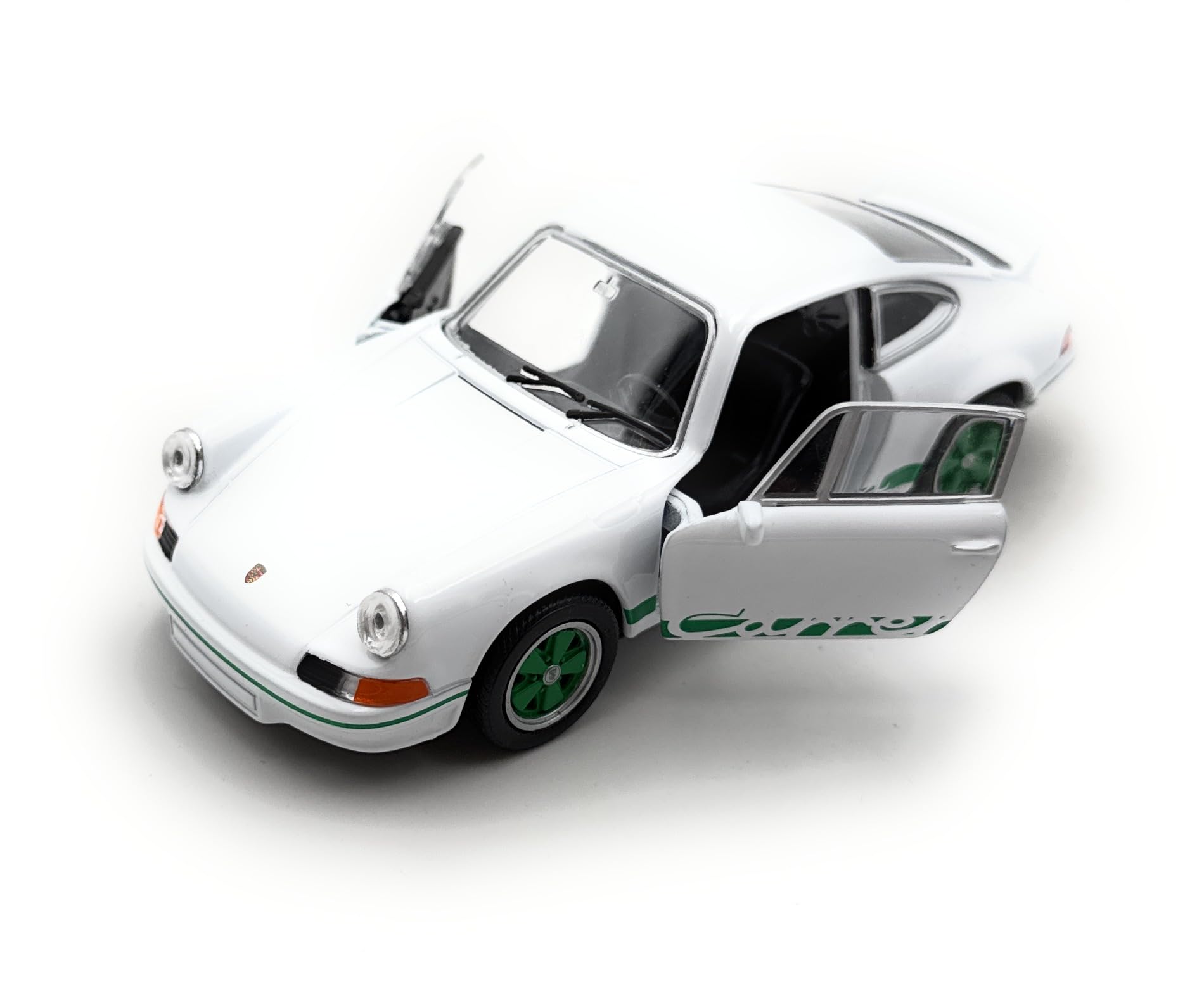 Porsche 911 Carrera RS 2.7 Model Car 1:38 - Highly Detailed Collector's Model | GT Marketing | Museum Collection | 11.5 cm | White