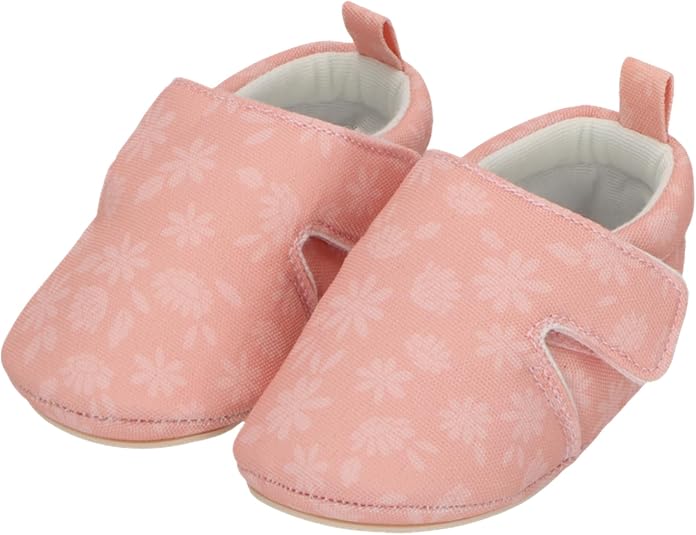 Sterntaler Baby Krabbelschuhe Mit Blumen – Rutschfeste Sohle, Klettverschluss, Größe 16, Zartrosa
