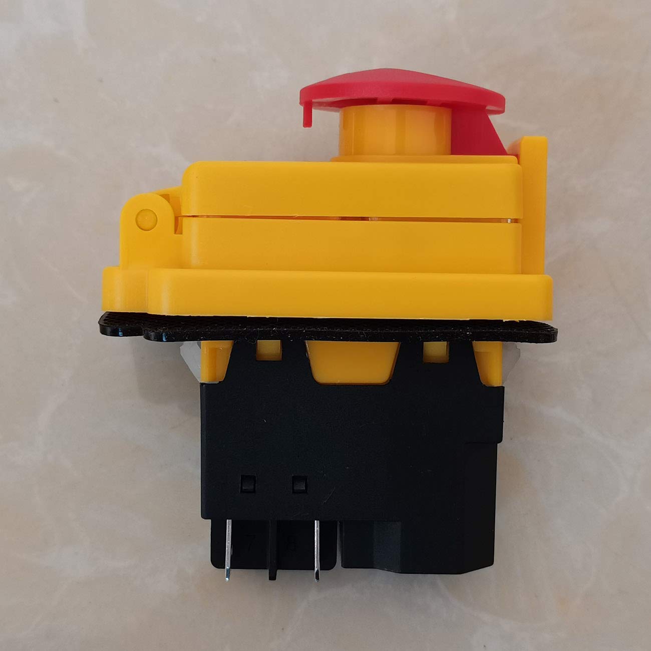 Commutateur électromagnétique DKLD DZ-6I Interrupteurs à bouton-poussoir d'arrêt d'urgence pour équipement de machine-outil industriel Ac 250V 16 (15) A 5E4 DZ-6 IP55