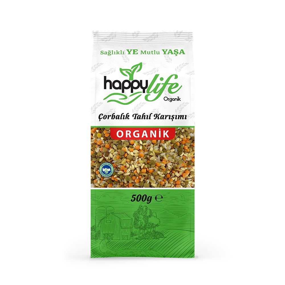 Happy Life Organik Çorbalık Tahil Karışımı