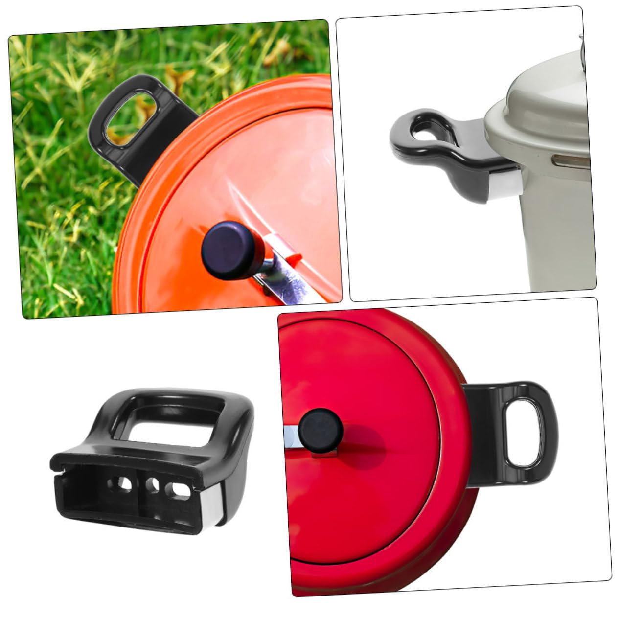 Alipis 20stücke Ersatzgriffe Für Kochtöpfe Teiliges Ergonomisches Design Hitzebeständig Langlebig Einsetzbar Für Druckkochtöpfe Und Töpfe Für Sicheres Kochen