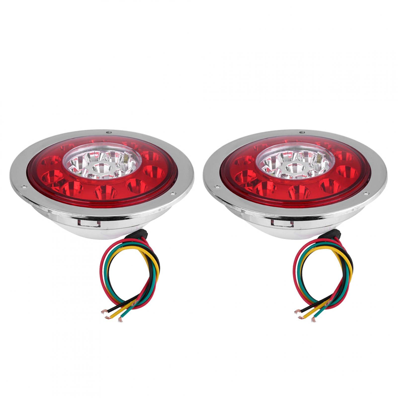 Luz Trasera Para Camión, 2 Unidades, 24 V, 14 Led, Doble Col | Envío Gratis