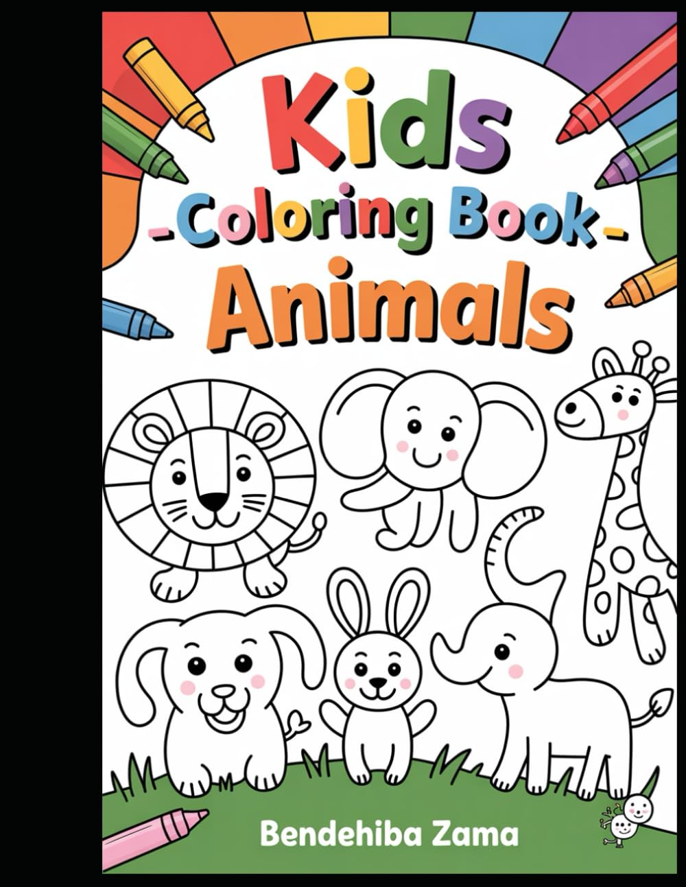 Animal World: a Fun Colouring Book for Kids Aged 3 to 6