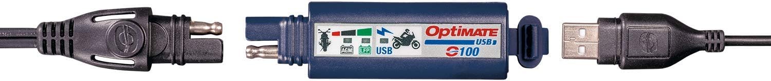 Optimate USB O-100, Combination 2400mA USB Charger and 3-LED Battery Monitor, with Vehicle Battery Protection