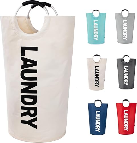 Twira Cestas de lavandería Pro XL de 115 L, cesta de lavandería que se mantiene bien, bolsa de lavandería con asas acolchadas, cesta impermeable