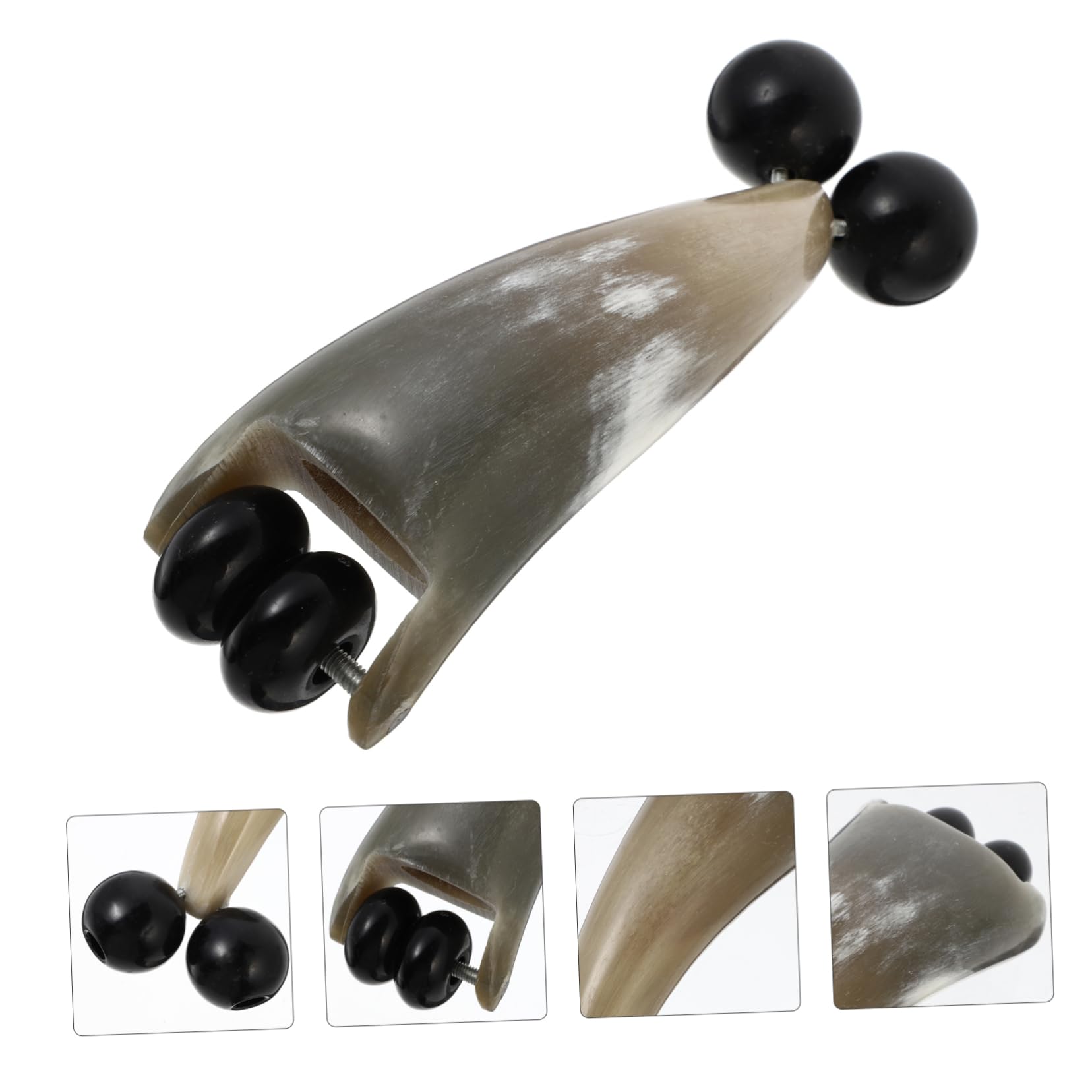 Beavorty 3stücke Horn Massage Wheel Ergonomischer Massage Roller Für Gezielte Muskelentspannung Und Durchblutungsförderung Für Zuhause Und Unterwegs