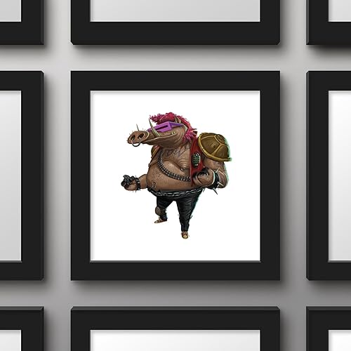 Miniatura 2 de Trends International Gallery Pops Nickelodeon Teenage Mutant Ninja Turtles Mutant Mayhem - Póster de pared Bebop de 12 x 12 pulgadas, versión de