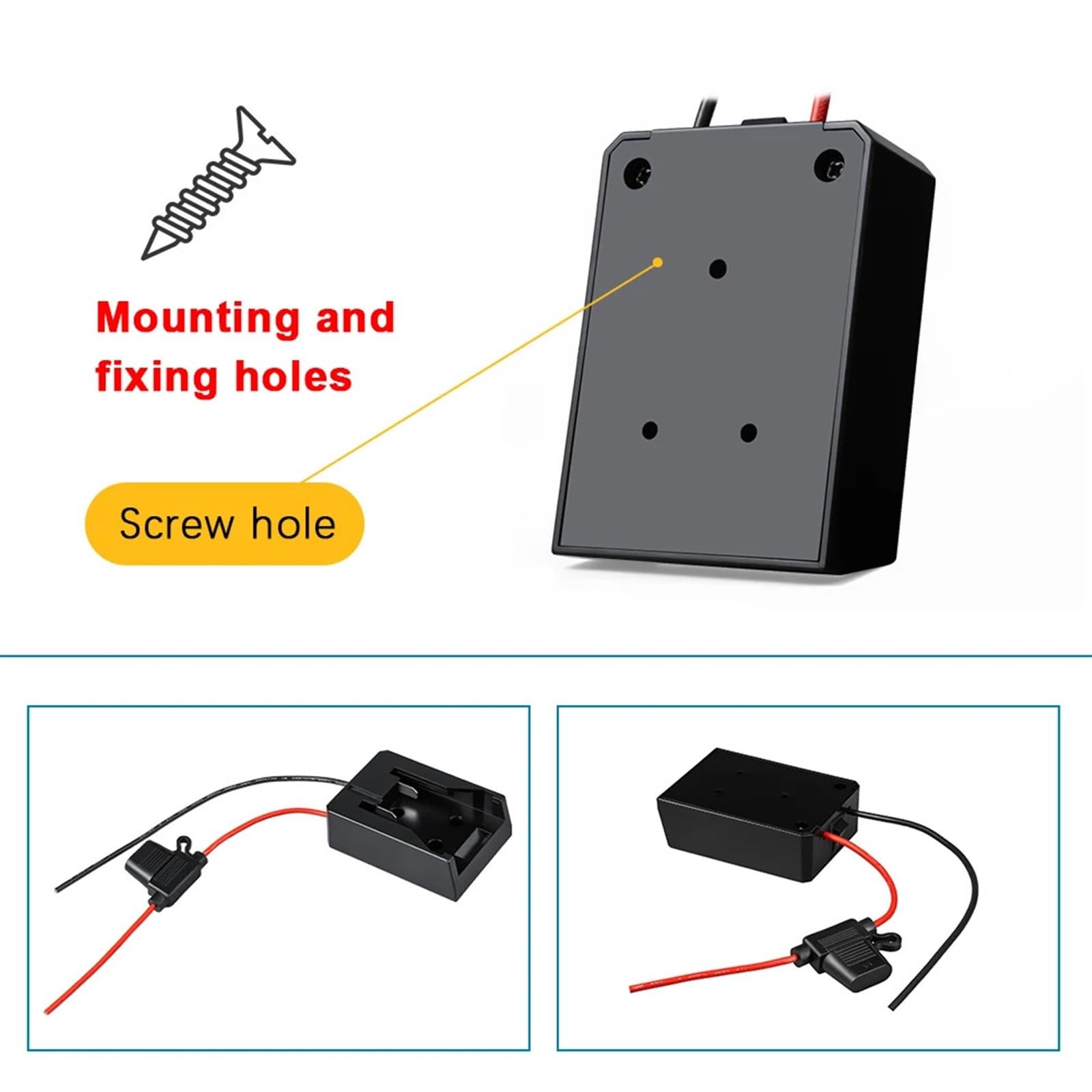 Adaptador Convertidor De Batería Externa Apto For Batería De 18 V, Caja De Herramientas Eléctricas For Bricolaje, Accesorios Eléctricos(3 PCS)
