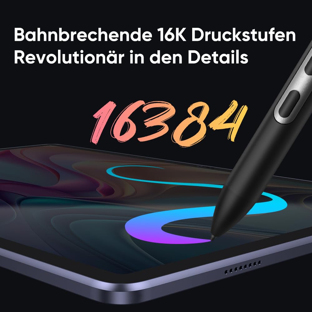 XPPen 12.2 Zoll Standalone Grafiktablett Display mit X3Pro 16384 Smart Stift, Android 8GB+256GB WiFi mit 8000mAh Akku, Magic Drawing Pad, 2K-Auflösung, Digitales Zeichentablett OS Android 14