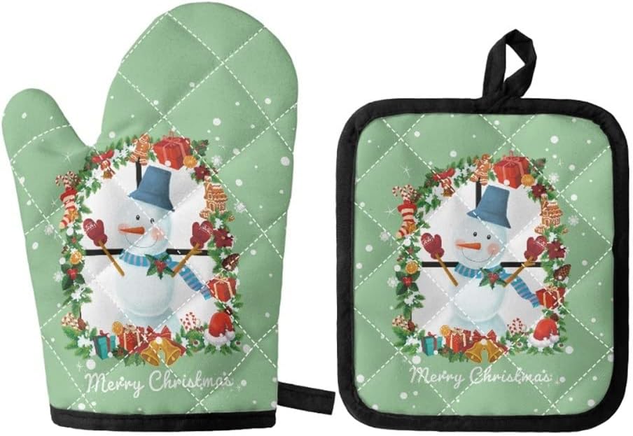 Kitchen Gloves Insulation Cooking Microwave Baking Potholder Pad 2pcs