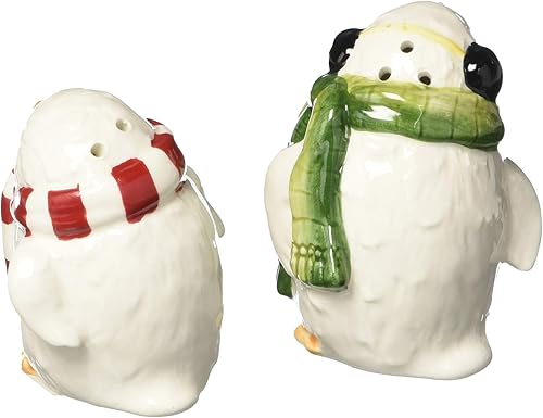 Miniatura 2 de 56526 Penguin Couple - Juego de sal y pimienta, 2-1/8 pulgadas