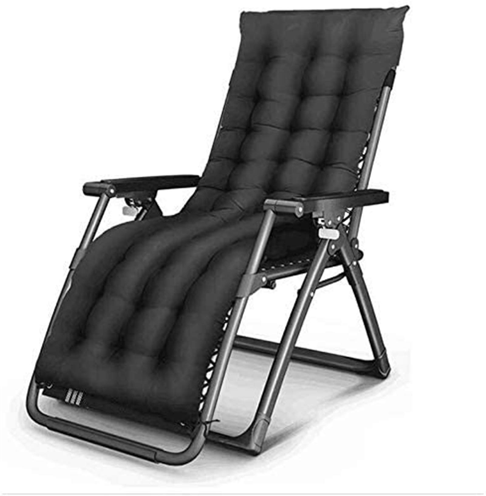 Sillón Reclinable Plegable, Silla Perezosa Para Siesta Interior Con Reposabrazos De Masaje, Sillas Reclinables De Jardín, Sillón Reclinable Plegable De Gravedad Cero Con Ajuste De 0 ° 166 °, Tumbona